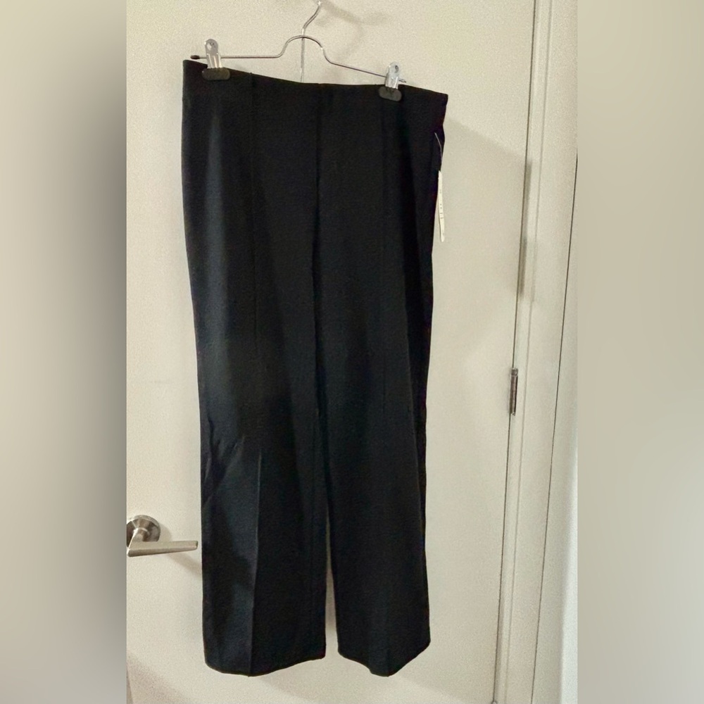 Cleo Black Lightweight Crepe Wide Leg Pants